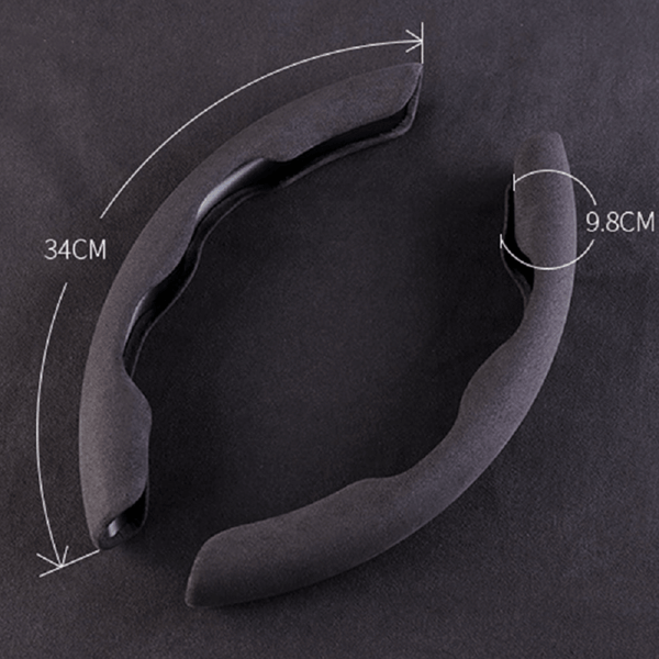 Car Anti-Skid Plush Steering Wheel Cover（2PCS）