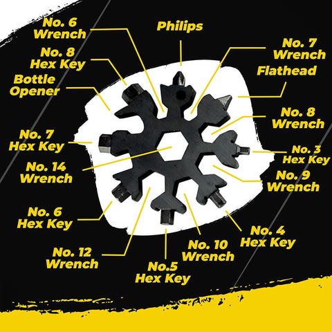 18-in-1 Snowflake Multi-tool
