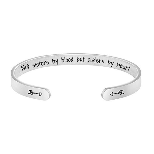 “Not Sisters By Blood But Sisters By Heart” Bracelet