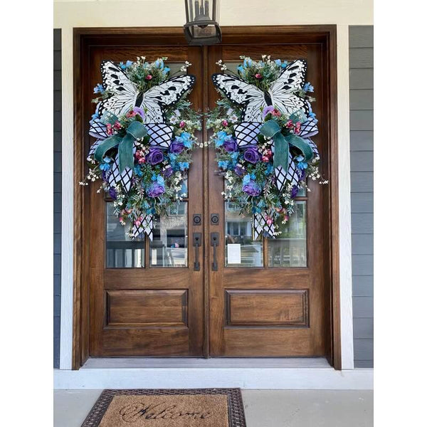 Spring Front Door Swag - Rustic Home Decor