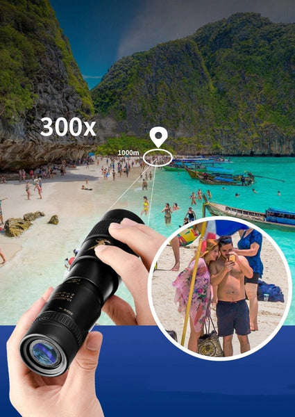 2022 4K 10-300X40mm Super Telephoto Zoom Monocular Telescope