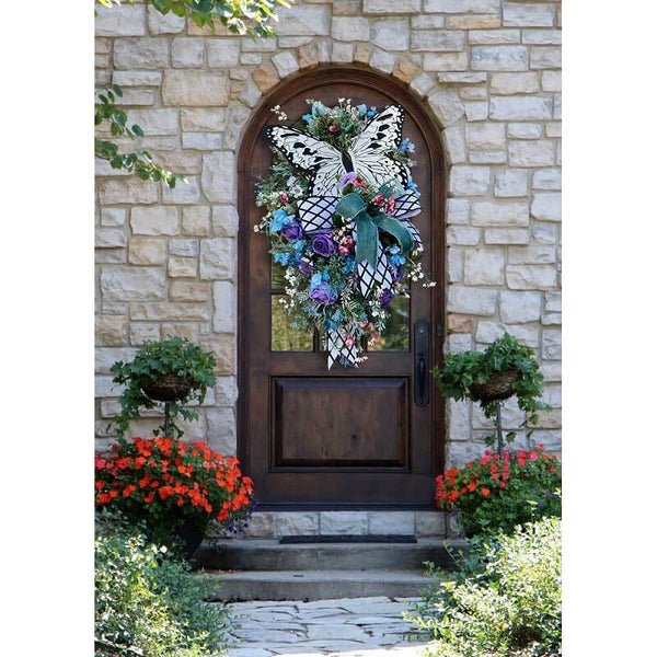 Spring Front Door Swag - Rustic Home Decor