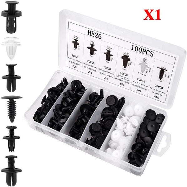 Fastener Clips-Fastener Rivet Clips Automotive Furniture Assembly Expansion Screws Kit Auto Body Clips