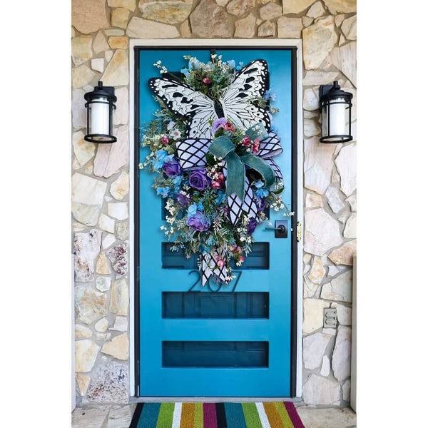 Spring Front Door Swag - Rustic Home Decor