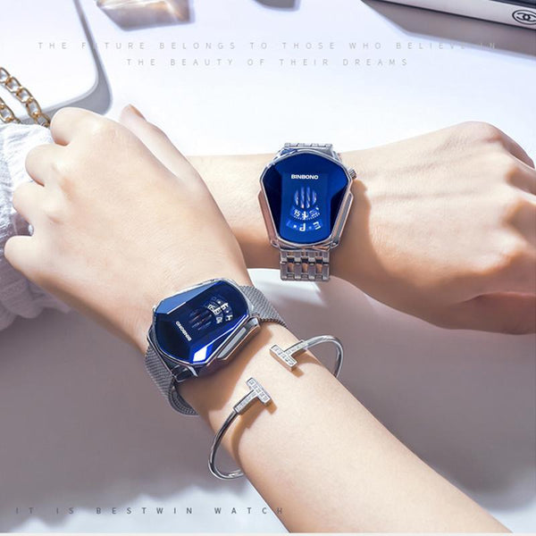 Diamond Style Quartz Watch For Men & Women【Buy Two Free Shipping】