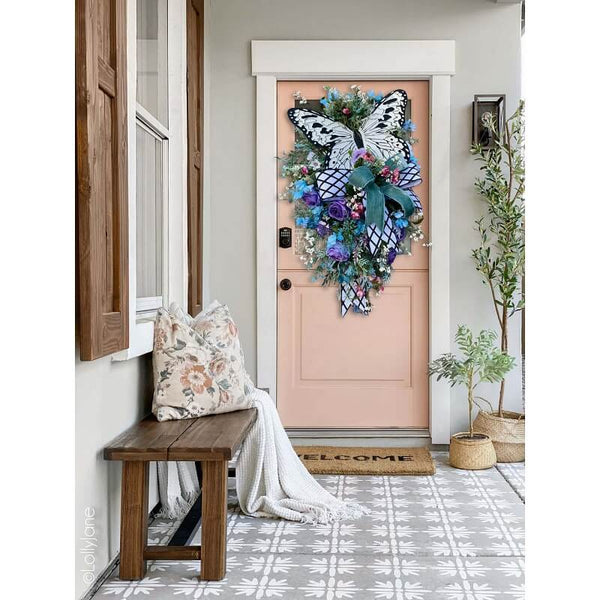 Spring Front Door Swag - Rustic Home Decor