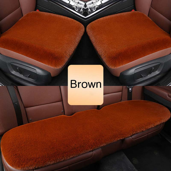 Plush Car Seat Cushion