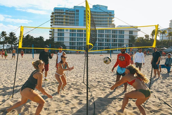 (Last Stock &Hot Sale) Cross-shaped Volleyball Game Set