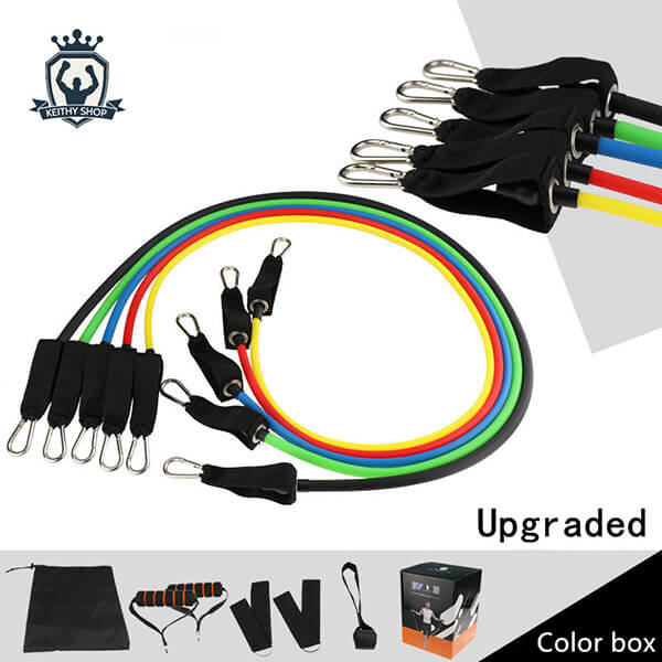 Exercise Resistance Bands (11-piece set)