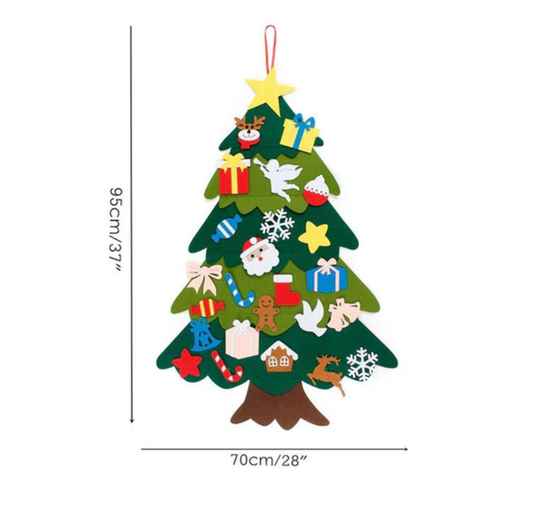 DIY Felt Tree & Spare Ornaments Bundle