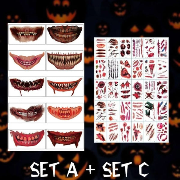 Halloween Tattoo – 🎃Halloween Prank Makeup Temporary Tattoo🎃