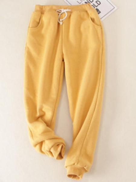 New Warm Solid Cotton Pants (9 COLORS & S-5XL)