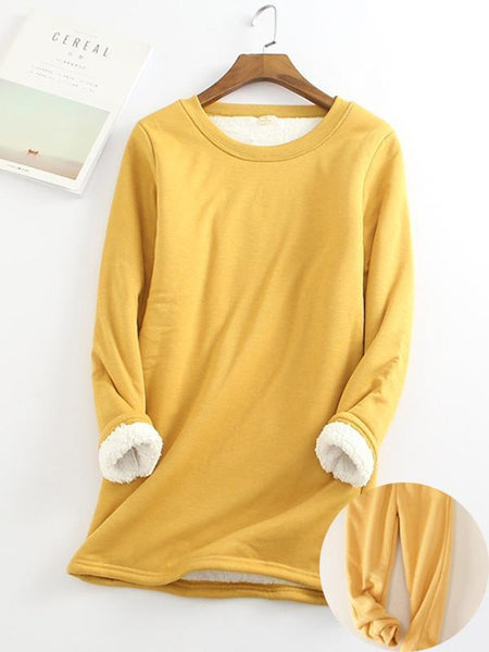New Casual Cotton Round Neck Solid Sweatshirt & Pants Set (SAVE EXTRA $3 & FREE SHIPPING)