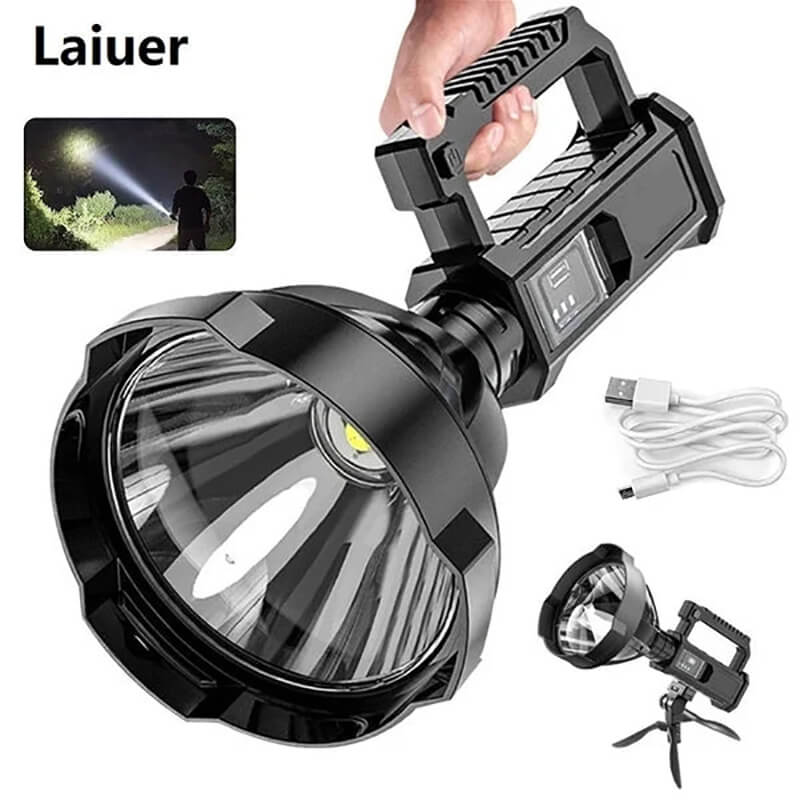 Super Bright LED Rechargeable Spotlight Flashlight (FREE SHIPPING)