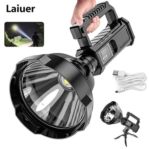 Super Bright LED Rechargeable Spotlight Flashlight (FREE SHIPPING)