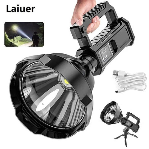 Super Bright LED Rechargeable Spotlight Flashlight (FREE SHIPPING)