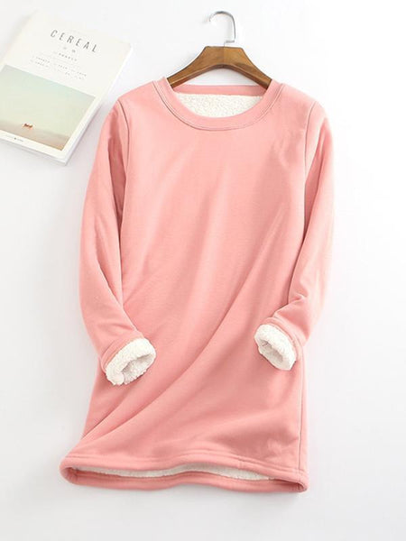 New Casual Cotton Round Neck Solid Sweatshirt (S-5XL)