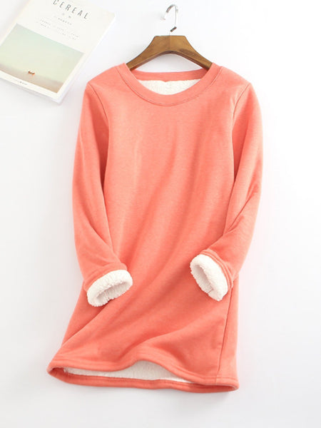 New Casual Cotton Round Neck Solid Sweatshirt (S-5XL)
