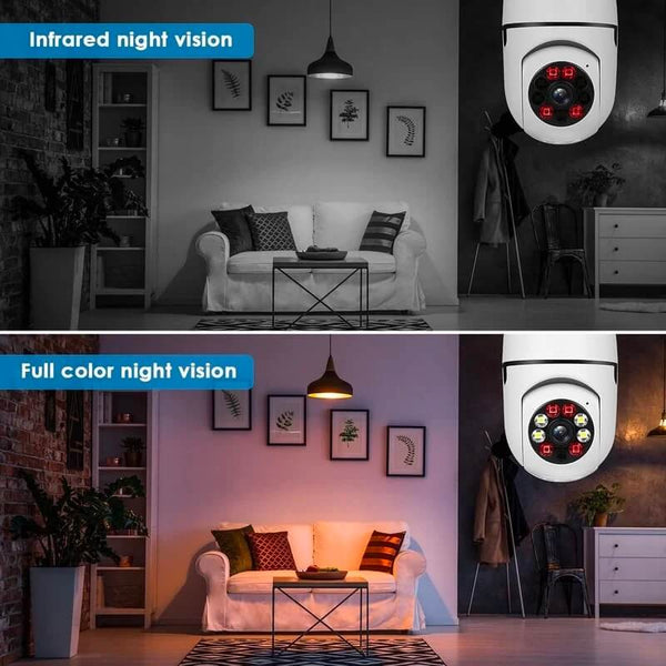 Wireless Wifi Light Bulb Camera Security Camera