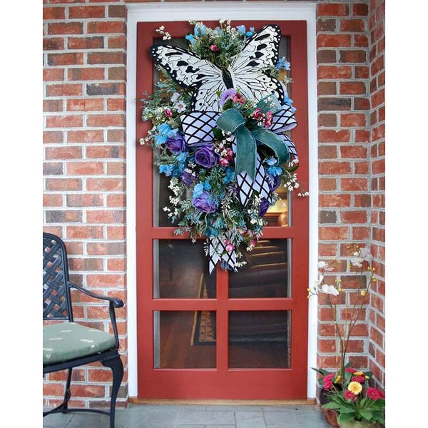 Spring Front Door Swag - Rustic Home Decor