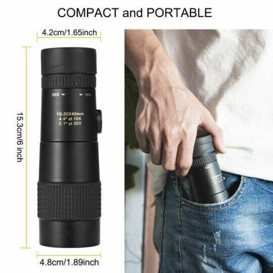 2022 4K 10-300X40mm Super Telephoto Zoom Monocular Telescope