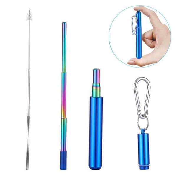 (50% OFF! Today) Reusable Telescopic Eco-friendly Straw - BUY 2 FREE SHIPPING