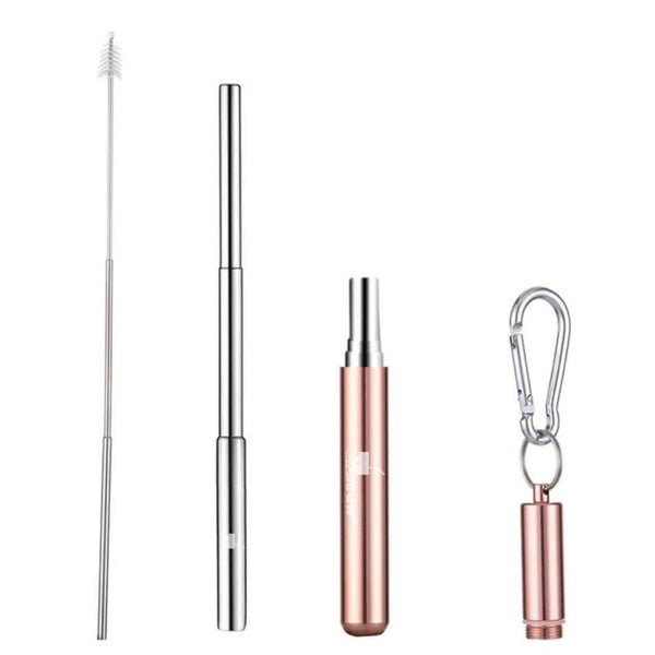 (50% OFF! Today) Reusable Telescopic Eco-friendly Straw - BUY 2 FREE SHIPPING