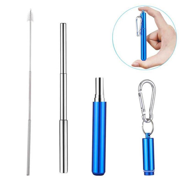 (50% OFF! Today) Reusable Telescopic Eco-friendly Straw - BUY 2 FREE SHIPPING