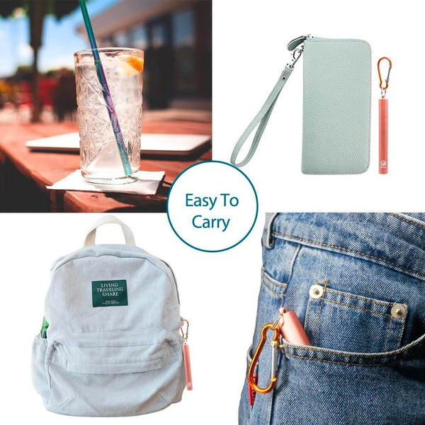 (50% OFF! Today) Reusable Telescopic Eco-friendly Straw - BUY 2 FREE SHIPPING