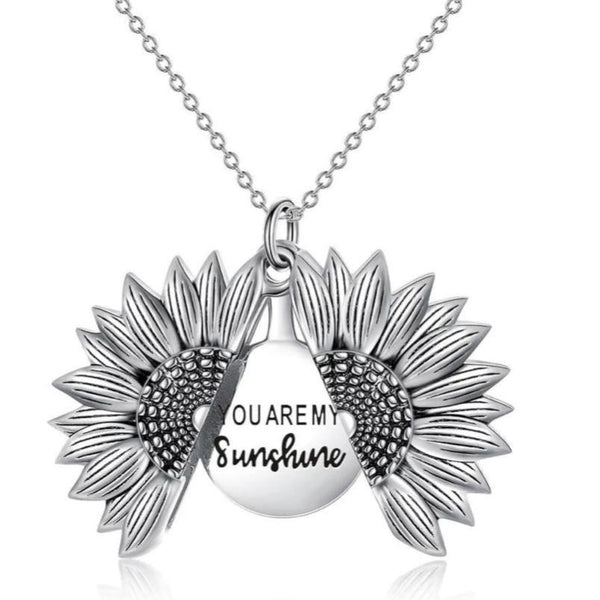 【Buy 2 FREE SHIPPING】You Are My Sunshine Sunflower Necklace